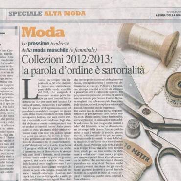 Speciale Alta Moda – Esclusività e Classe nella sartoria napoletana di Gino Cimmino