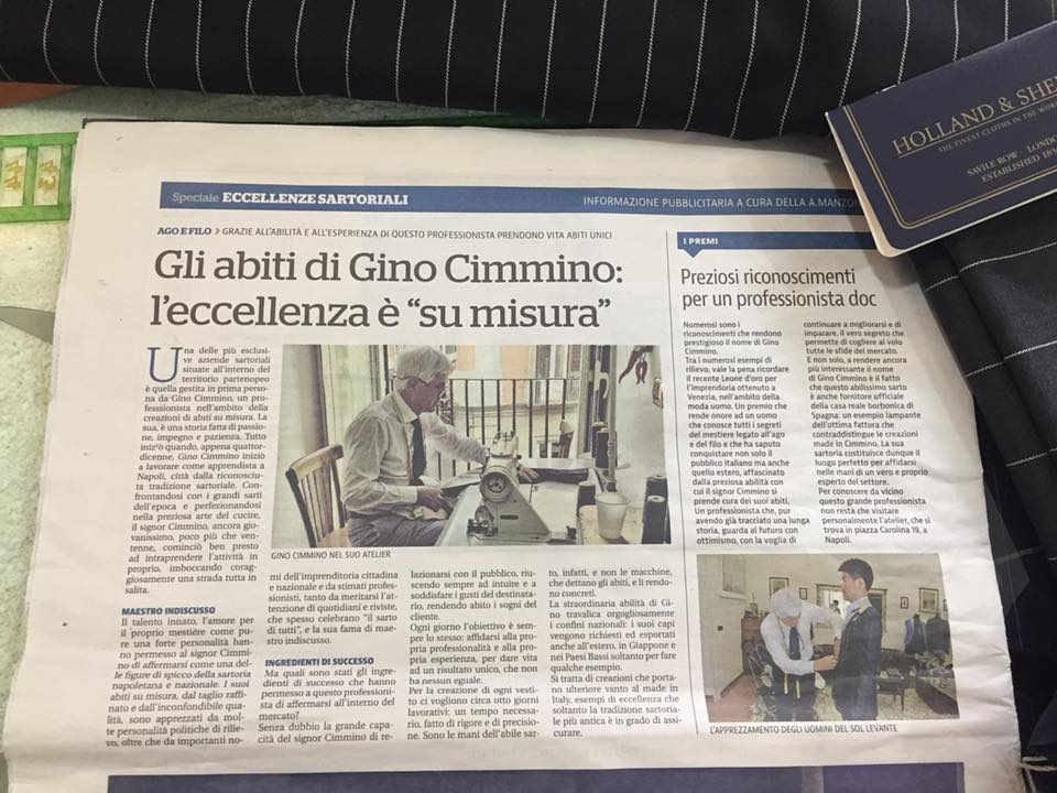 Gino Cimmino – 50 Anni della Vera Arte Sartoriale